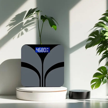 Sleek Black Smart Home Scale