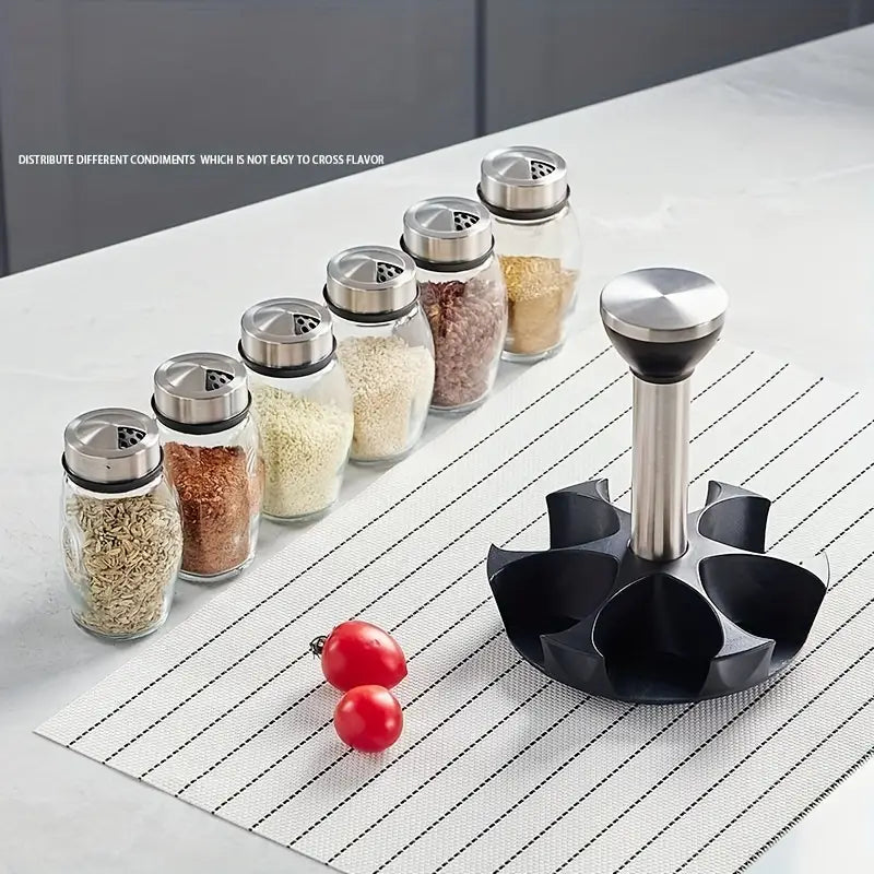 7pcs Rotating Spice Shaker Set