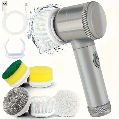 Electric Cleaning Brush – Handheld Cordless Multifunctional Scrubber